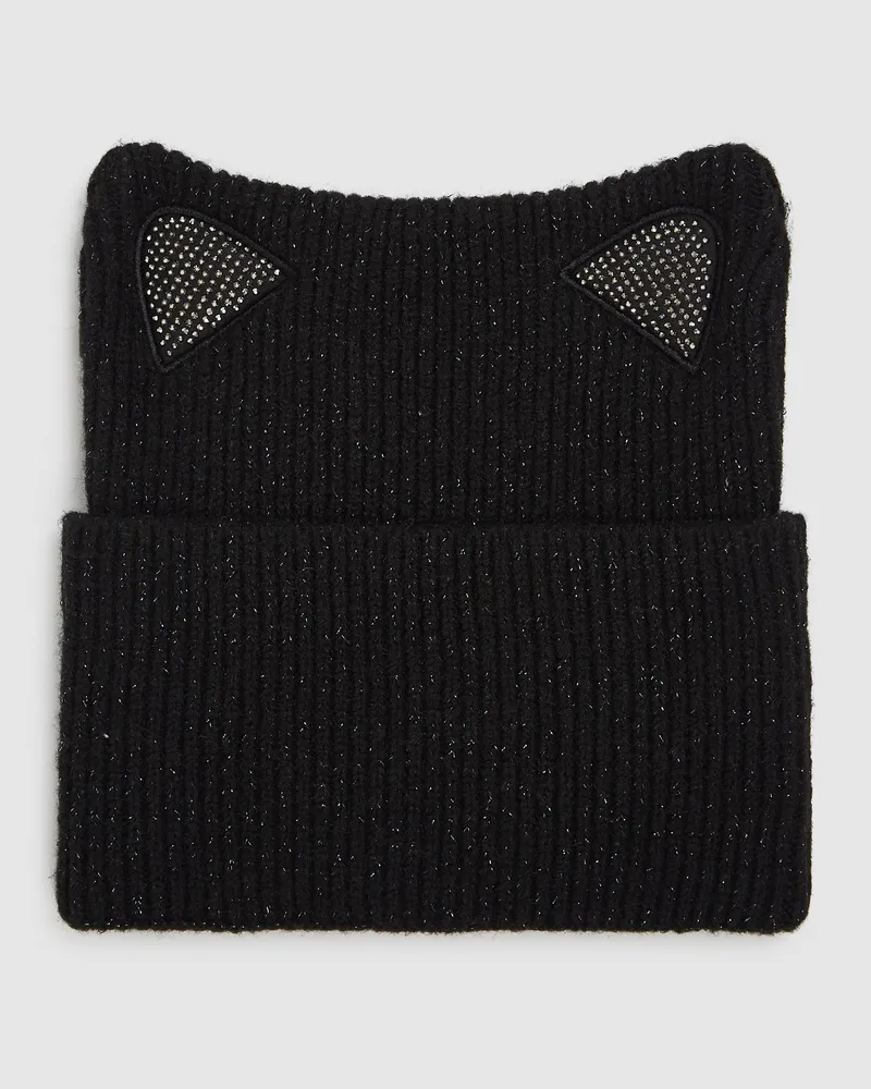 Karl Lagerfeld Choupette-mütze, Damen, Schwarz, Größe Schwarz