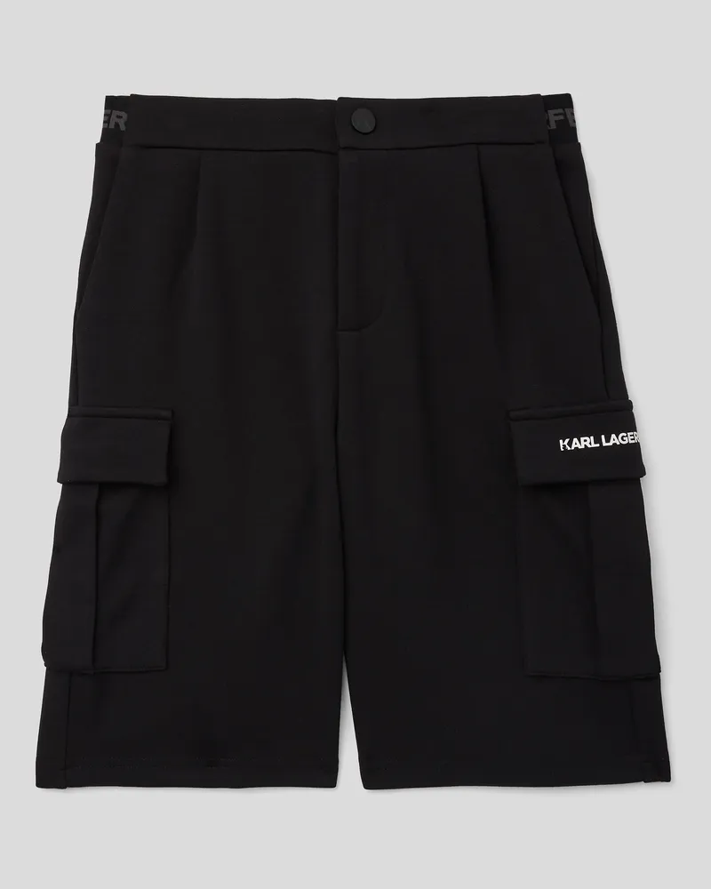 Karl Lagerfeld Cargo Shorts Für Jungen, unisex, Schwarz, Größe Schwarz