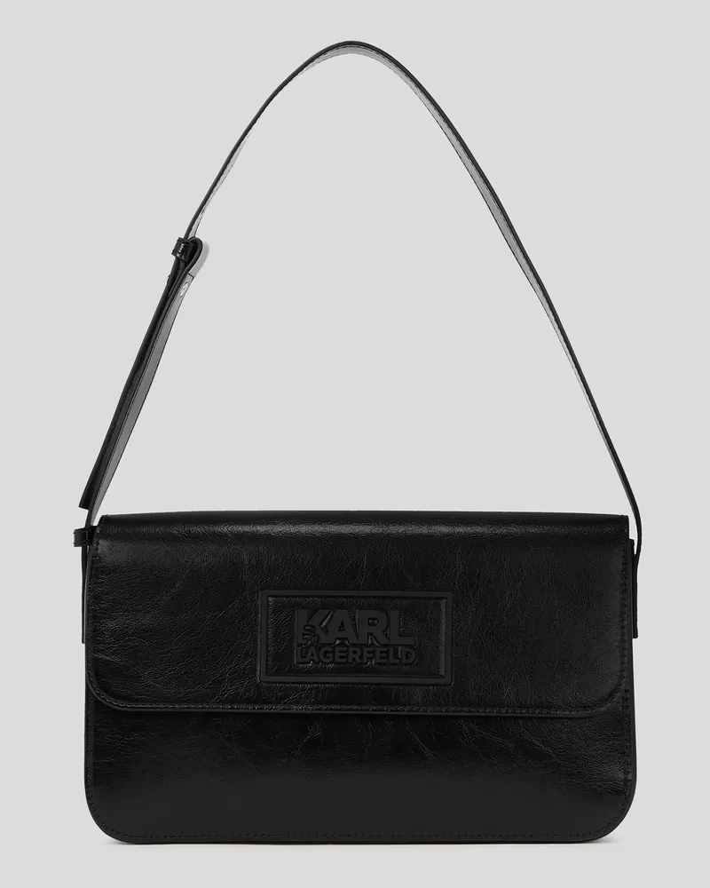 Karl Lagerfeld K/stone Schultertasche, Frau, Schwarz, Größe Schwarz