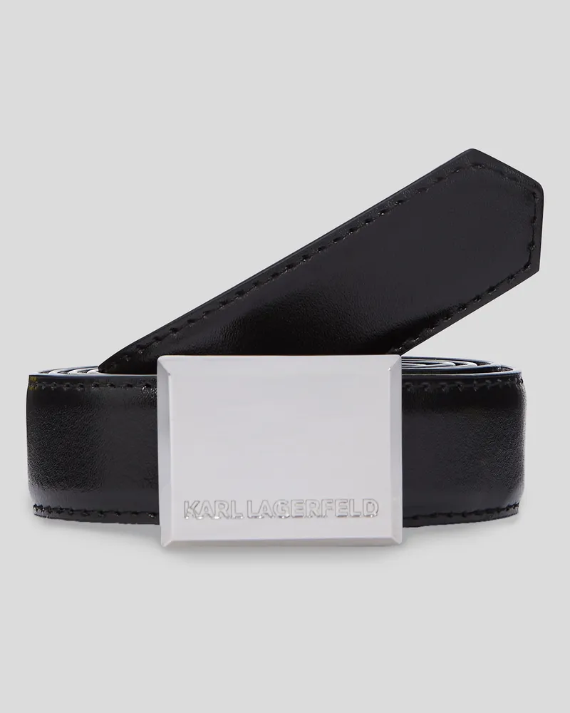 Karl Lagerfeld K/forever Gürtel, Frau, Schwarz, Größe Schwarz