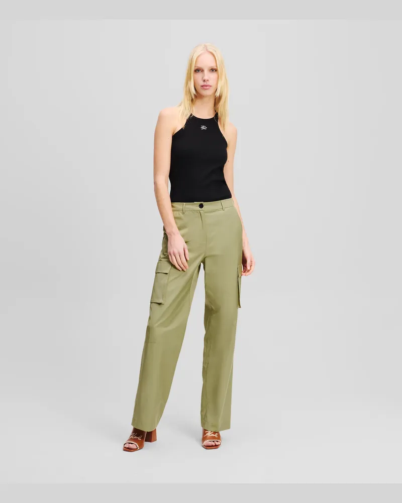 Karl Lagerfeld Cargo-hose, Frau, Ölgrün, Größe Ölgrün
