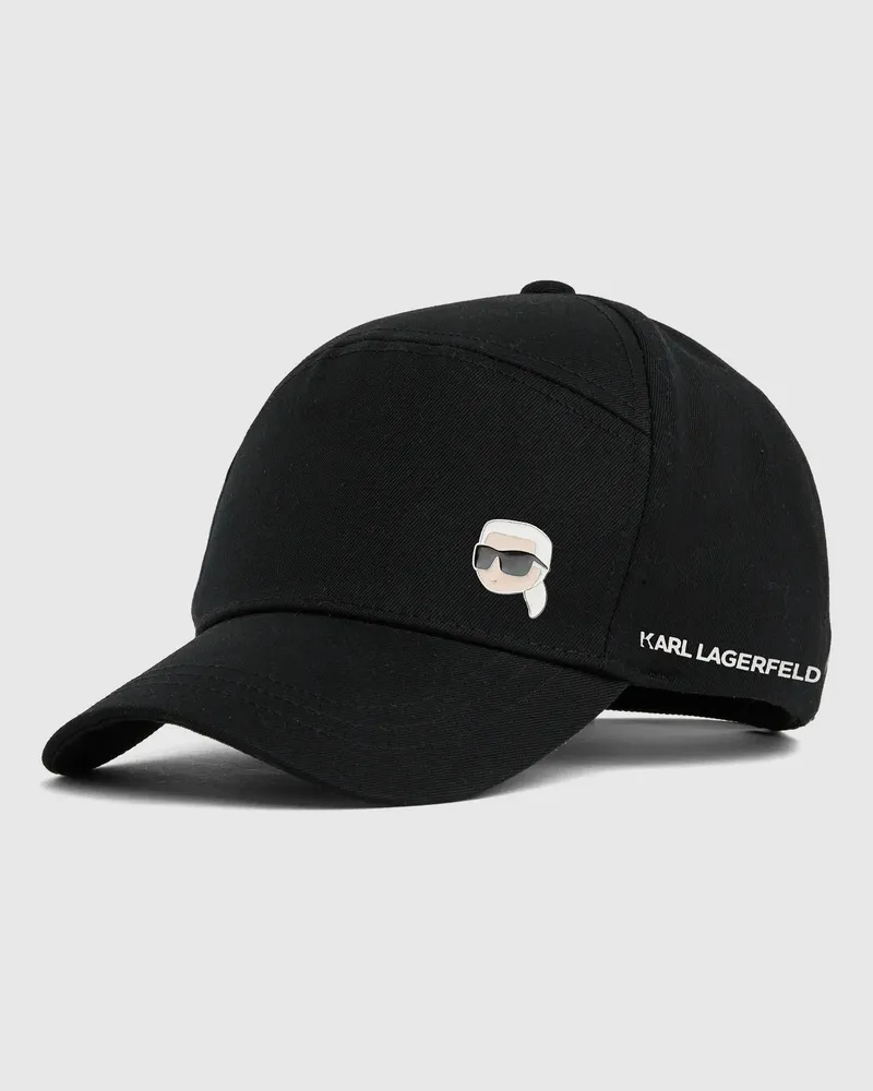 Karl Lagerfeld Ikon Kappe Für Jungen, Schwarz, Größe Schwarz