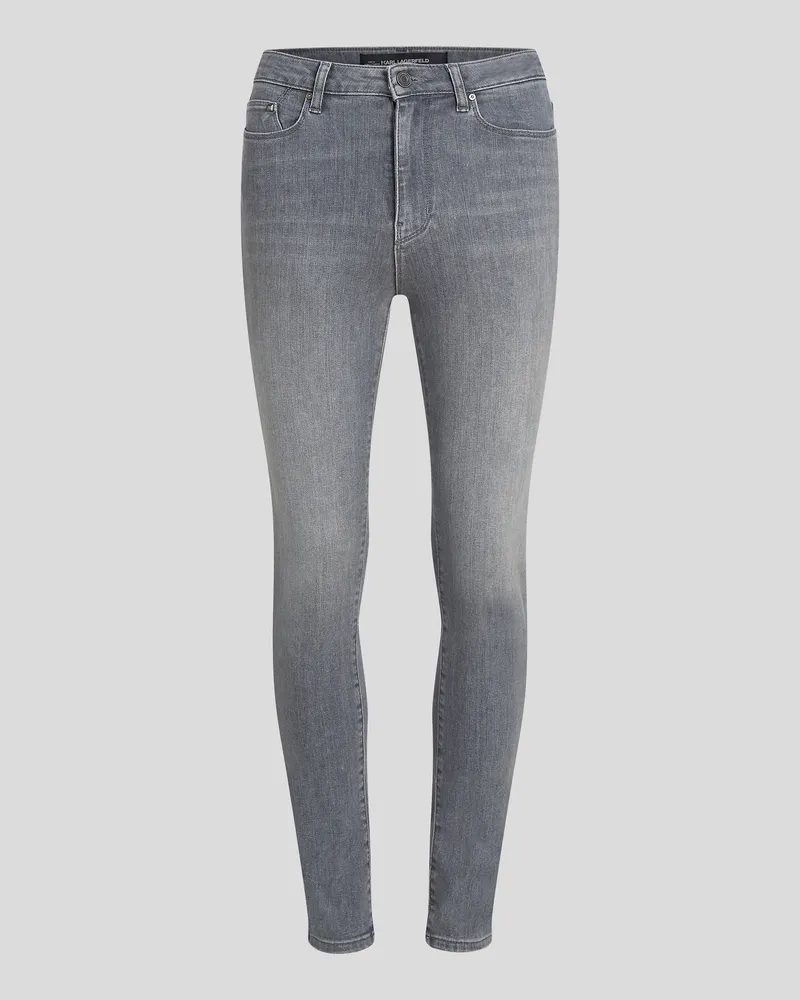 Karl Lagerfeld Skinny-jeans, Frau, Hellgrau, Größe Hellgrau