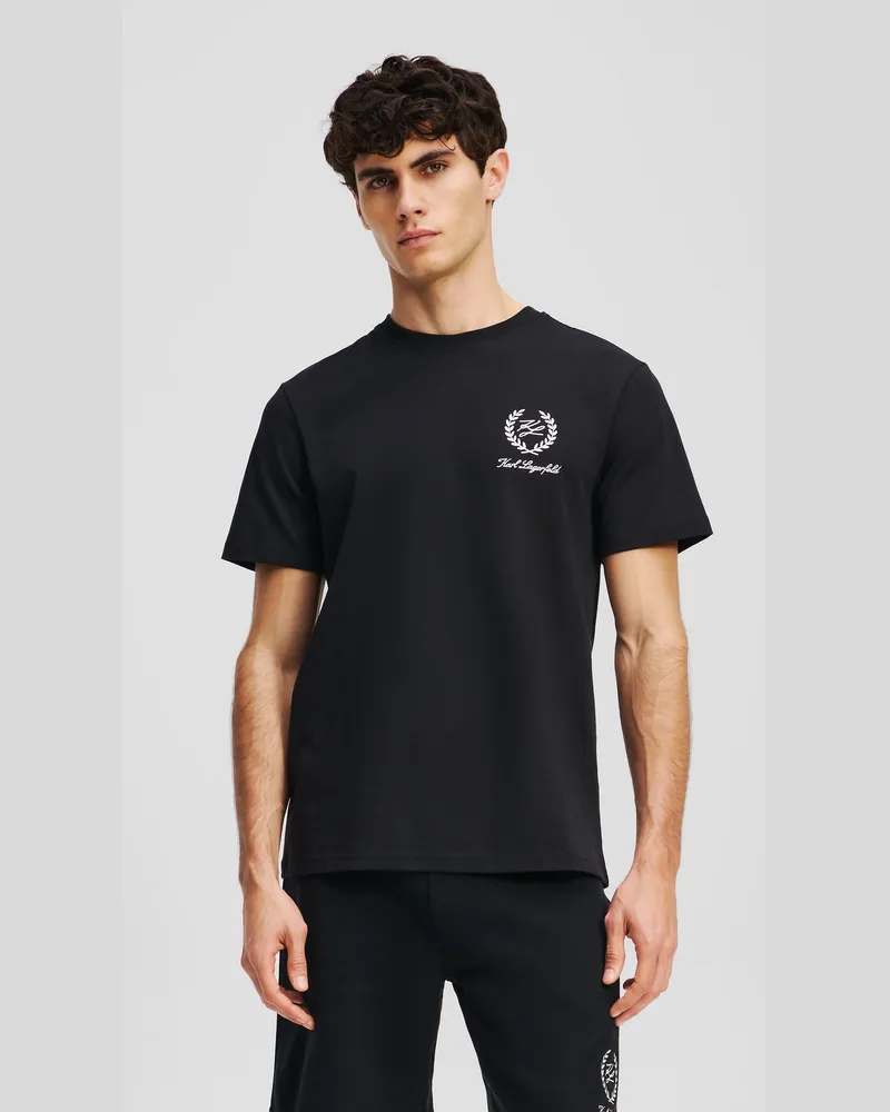 Karl Lagerfeld Hotel Karl Loungewear T-shirt, Mann, Schwarz, Größe Schwarz