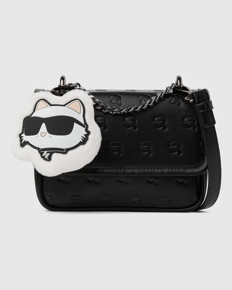 Karl Lagerfeld Ikon Choupette Umhängetasche Für Mädchen, Schwarz, Größe Schwarz