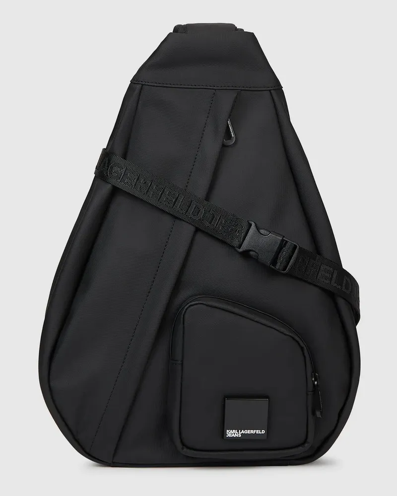 Karl Lagerfeld Venture Schultertasche, Herren, Schwarz, Größe Schwarz