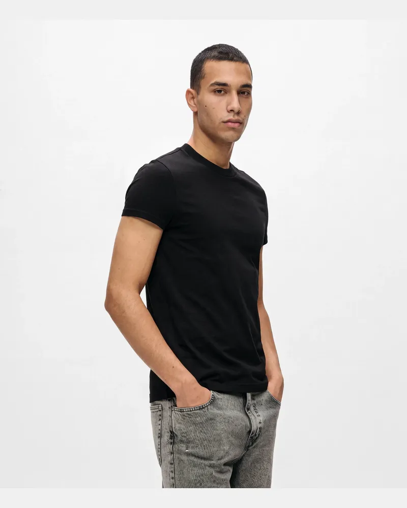 Karl Lagerfeld T-shirt In Muscle-fit-passform, Male, Schwarz, Size Black