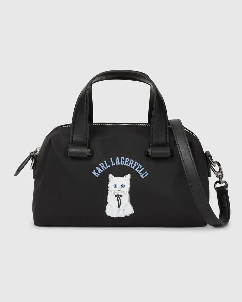 Karl Lagerfeld Kleine Ikon Choupette Umhängetasche, Female, Schwarz, Size Black