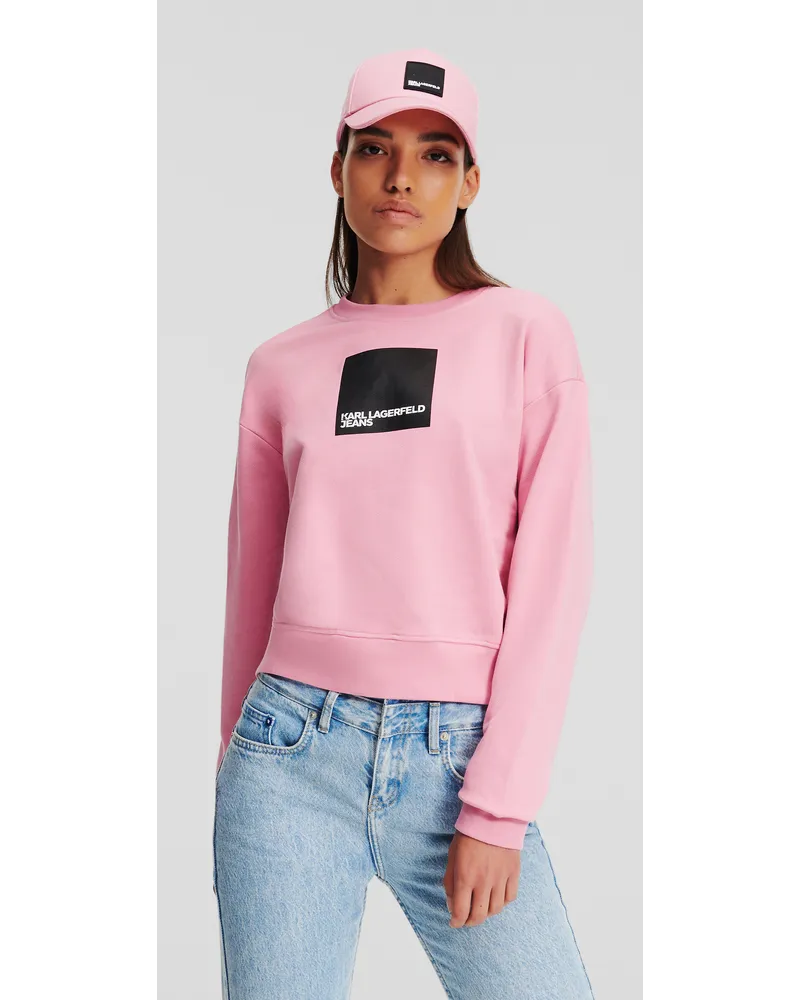 Karl Lagerfeld Klj sweatshirt, Frau, Moonlite Mauve Moonlite