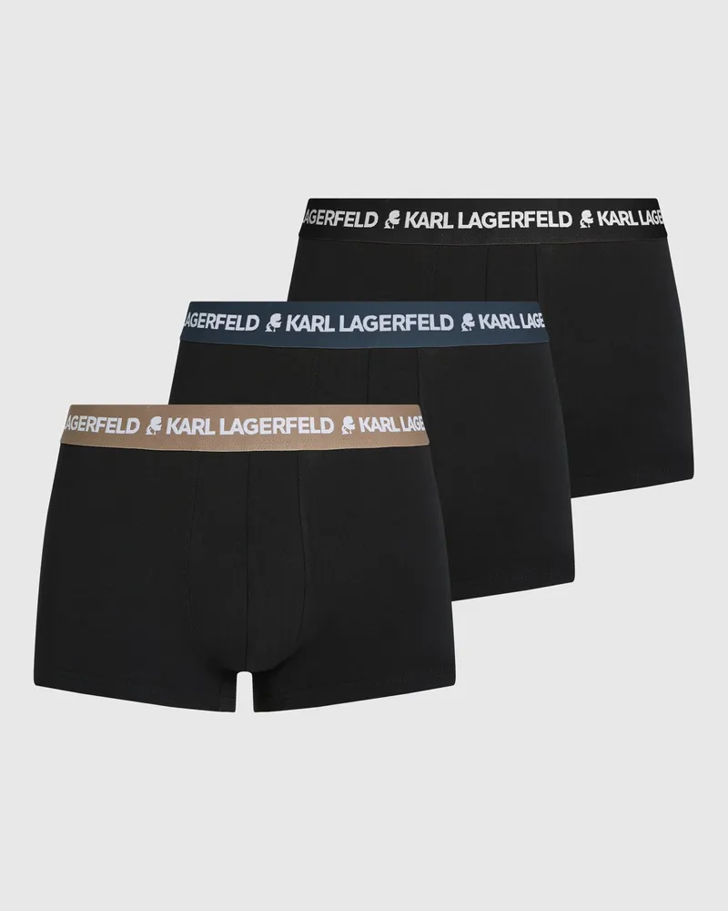 Karl Lagerfeld Boxershorts Mit Logo – 3er-set, Herren, Neutral-kobalt-schwarz, Größe Neutral-kobalt-schwarz