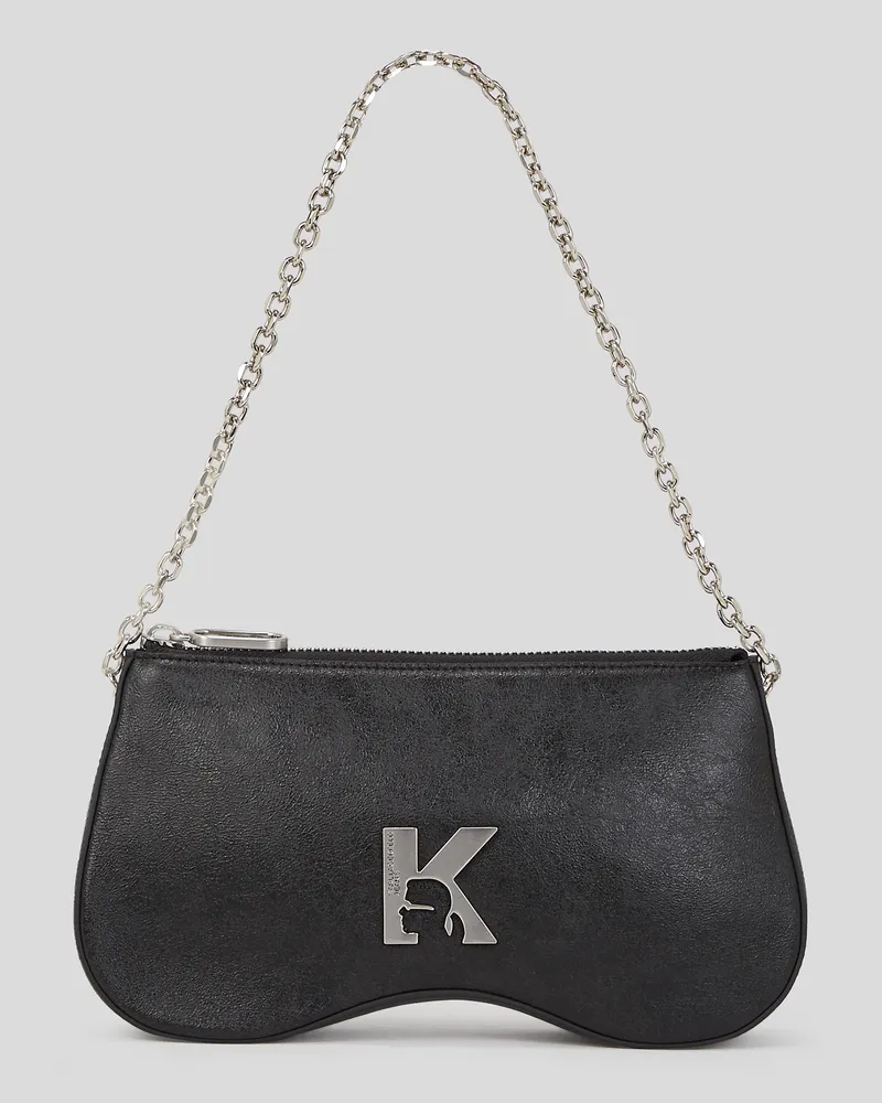 Karl Lagerfeld Schultertasche In Sonnenbrillenform, Frau, Schwarz, Größe Schwarz