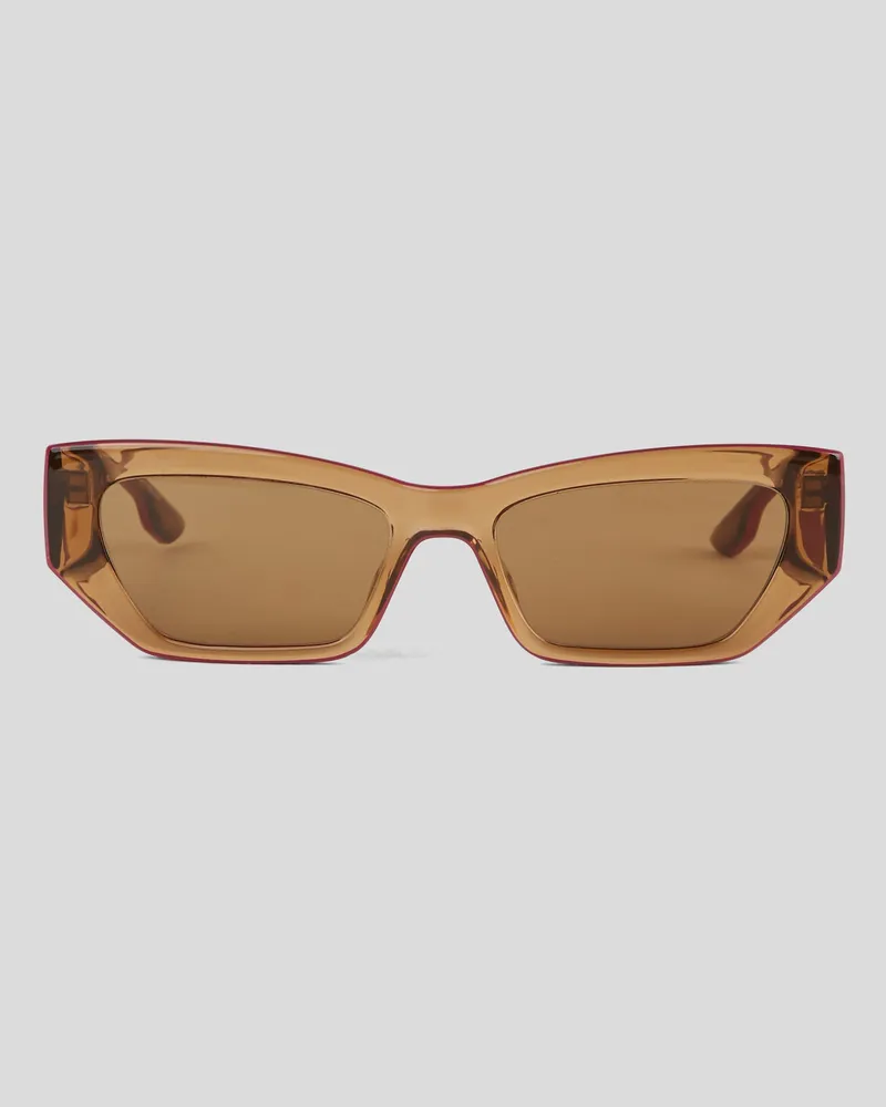 Karl Lagerfeld Sonnenbrille Mit Logo, Mann, Braun, Größe Braun
