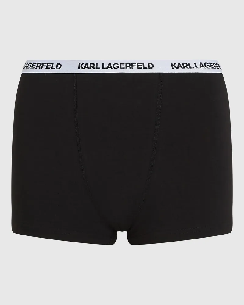 Karl Lagerfeld Logo-boxershorts, Damen, Schwarz, Größe Schwarz