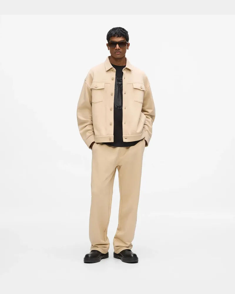 Karl Lagerfeld Weite Trainingshose, Herren, Khaki, Größe Khaki