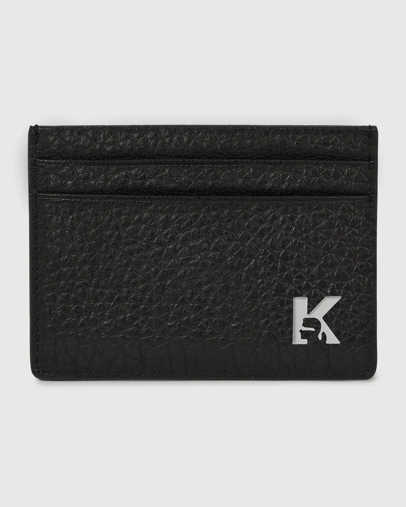 Karl Lagerfeld Kartenetui Mit K-logo, Damen, Schwarz, Größe Schwarz