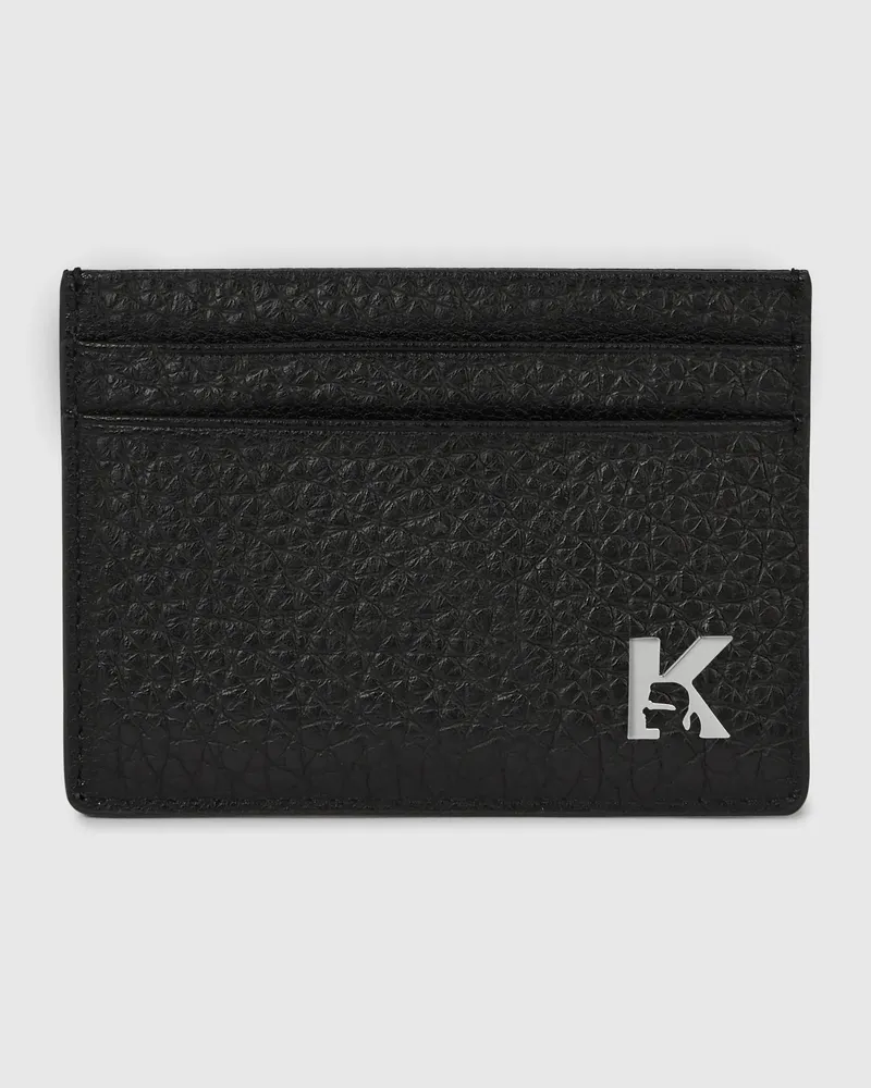 Karl Lagerfeld Kartenetui Mit K-logo, Damen, Schwarz, Größe Schwarz