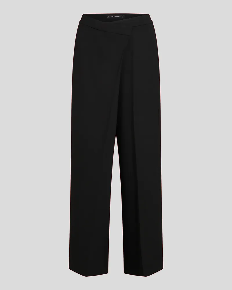 Karl Lagerfeld Wickelhose, Frau, Schwarz, Größe Schwarz