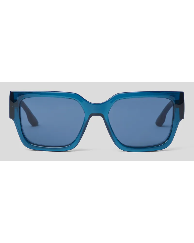 Karl Lagerfeld Sonnenbrille mit Karl-logo, Mann, Blau/azur Blau