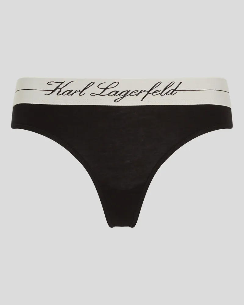 Karl Lagerfeld Hotel karl Tanga, Frau, Schwarz, Größe Schwarz