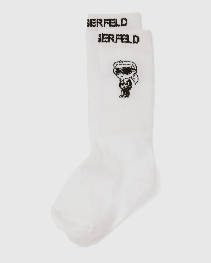 Karl Lagerfeld Ikon Socken Für Jungen, Weiss, Größe Weiss