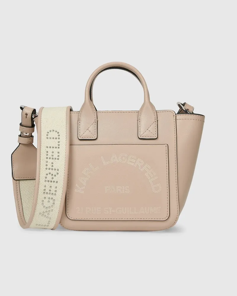 Karl Lagerfeld K/daily Mini-tote-bag Mit Fronttasche, Damen, Rosa, Größe Rosa