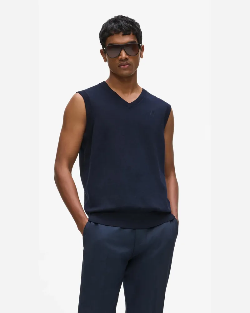 Karl Lagerfeld Kameo Strickweste, Herren, Marineblau, Größe Marineblau