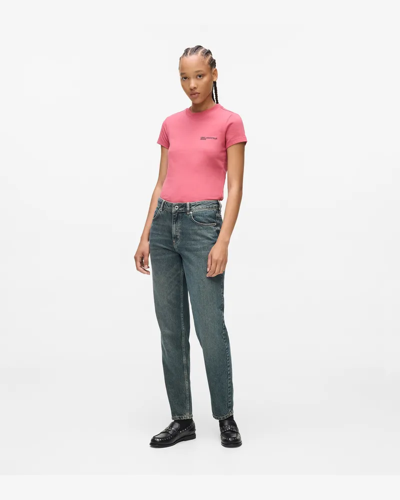 Karl Lagerfeld Mom-jeans, Damen, Rust Washed Blue, Größe Rust