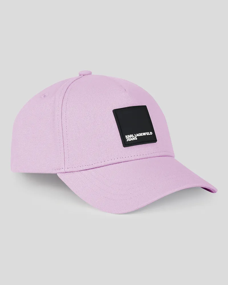 Karl Lagerfeld Kappe Mit Logo-aufnäher, Frau, Lavendula, Größe Lavendula