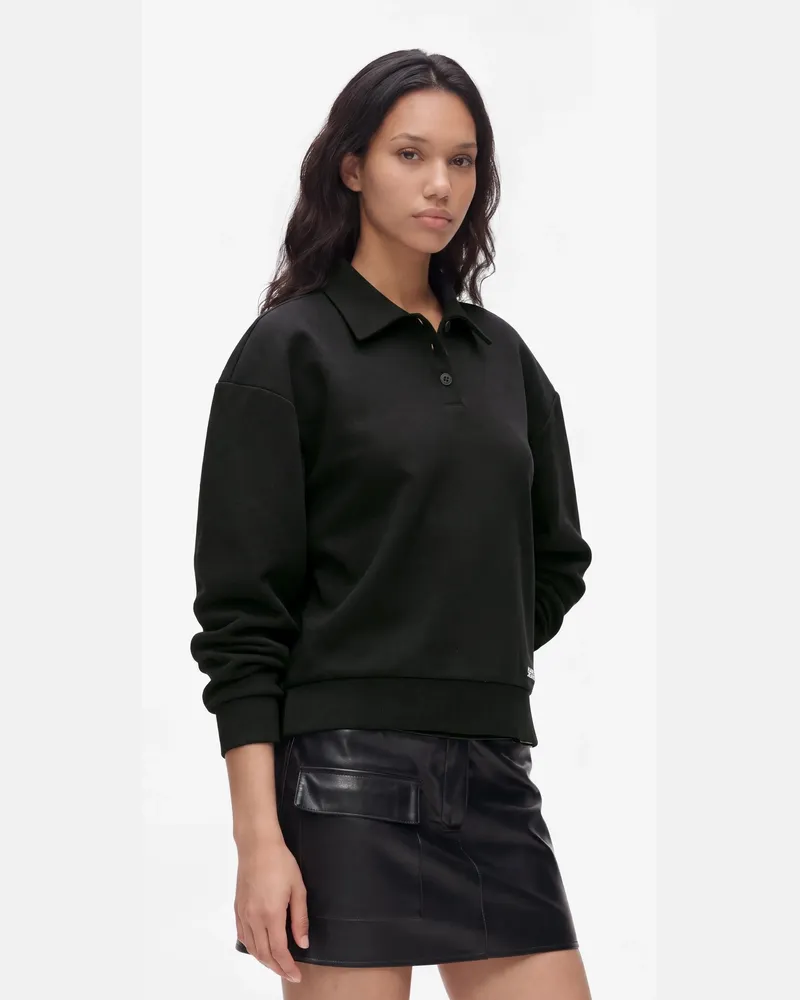 Karl Lagerfeld Polo-sweatshirt, Female, Schwarz, Size Black