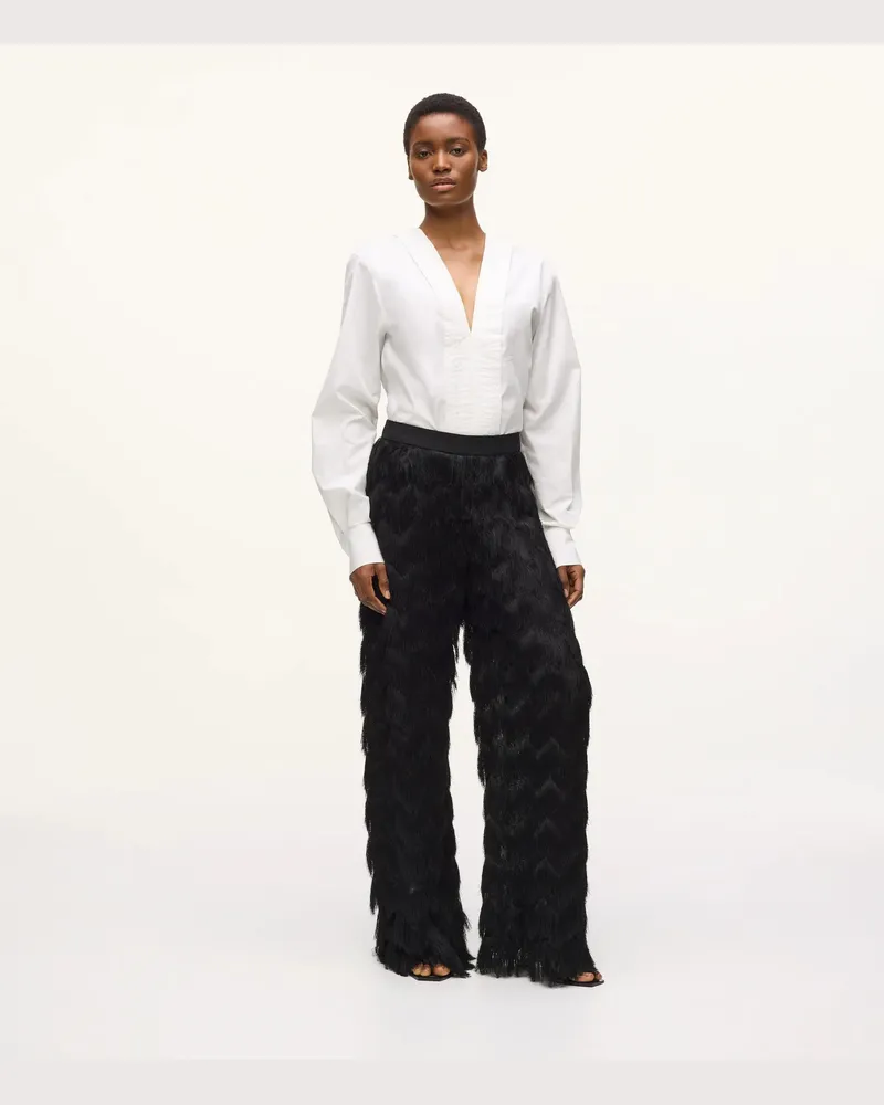 Karl Lagerfeld Kl Studio Hemd Mit V-ausschnitt, Damen, Weiss, Größe Weiss
