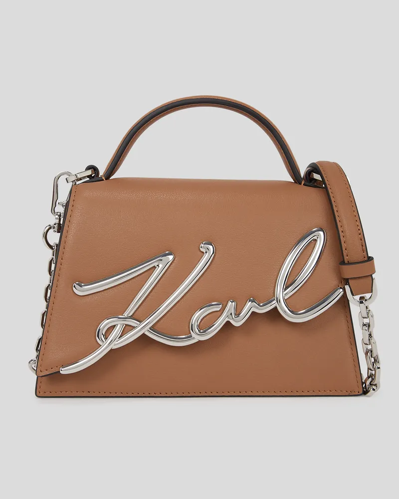 Karl Lagerfeld K/signature Kleine Umhängetasche, Frau, Terra, Größe Terra