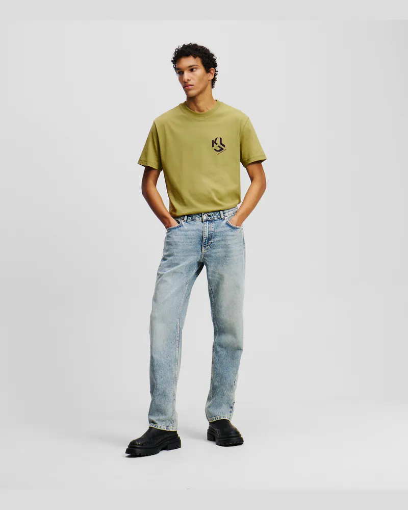 Karl Lagerfeld Gerade Geschnittene Jeans, Mann, Visual Hellblau, Größe Visual