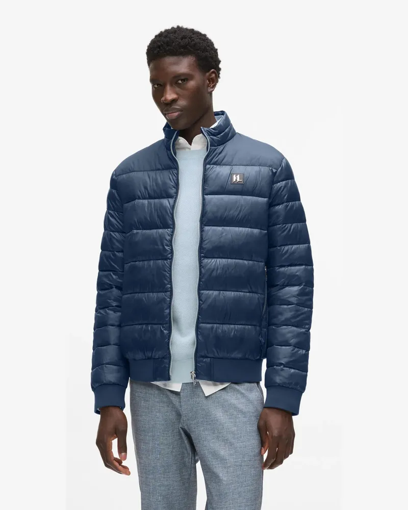 Karl Lagerfeld Leichte Pufferjacke, Herren, Night Blue, Größe Night