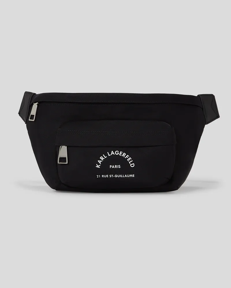 Karl Lagerfeld Rue st-guillaume Gürteltasche, Mann, Schwarz, Größe Schwarz