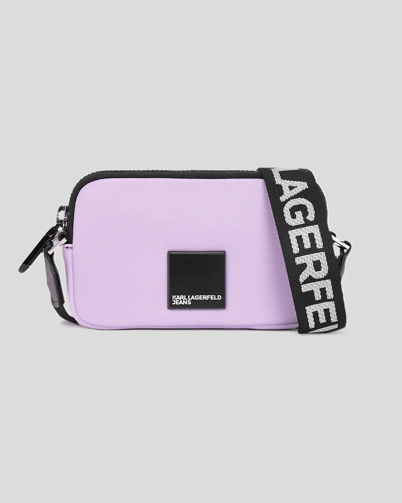 Karl Lagerfeld Klj Mini-umhängetasche Mit Box-logo, Frau, Lavendula, Größe Lavendula