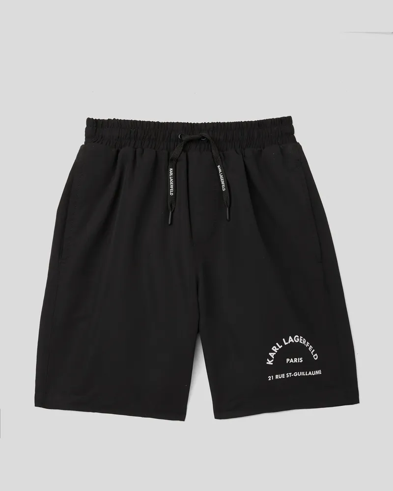 Karl Lagerfeld Badeshorts Rue St-guillaume Für Jungen, unisex, Schwarz, Größe Schwarz