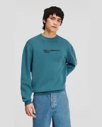 Karl Lagerfeld Klj logo Pullover, Mann, Hydro Hydro