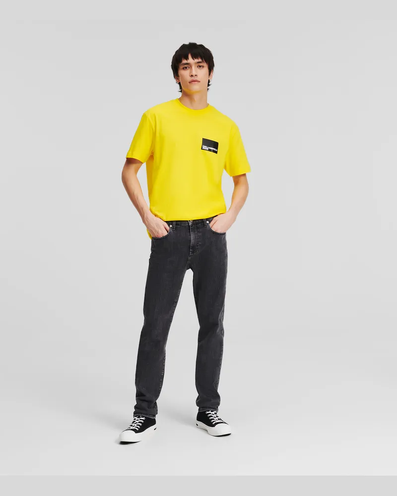 Karl Lagerfeld Skinny-jeans, Mann, SCHWARZ STONE WASHED, Größe Schwarz