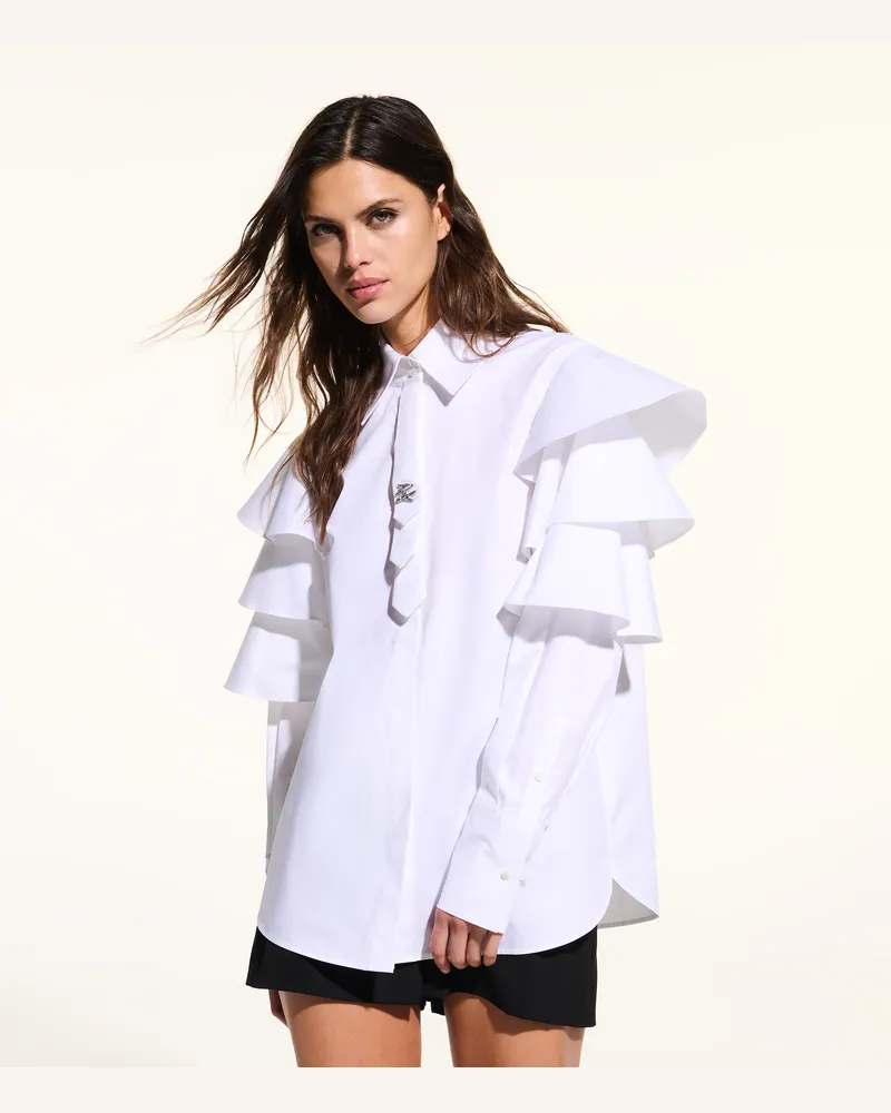 Karl Lagerfeld Kl X Joann Hemd, Frau, Weiss, Größe Weiss