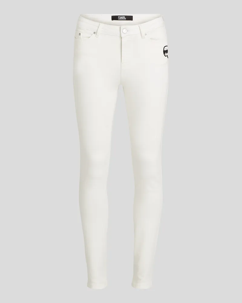 Karl Lagerfeld Ikon Skinny-jeans, Frau, Weisser Denim, Größe Weisser