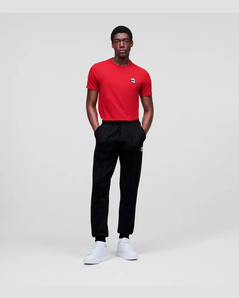 Karl Lagerfeld Ikon Pintuck-sweathose, Mann, Schwarz, Größe Schwarz