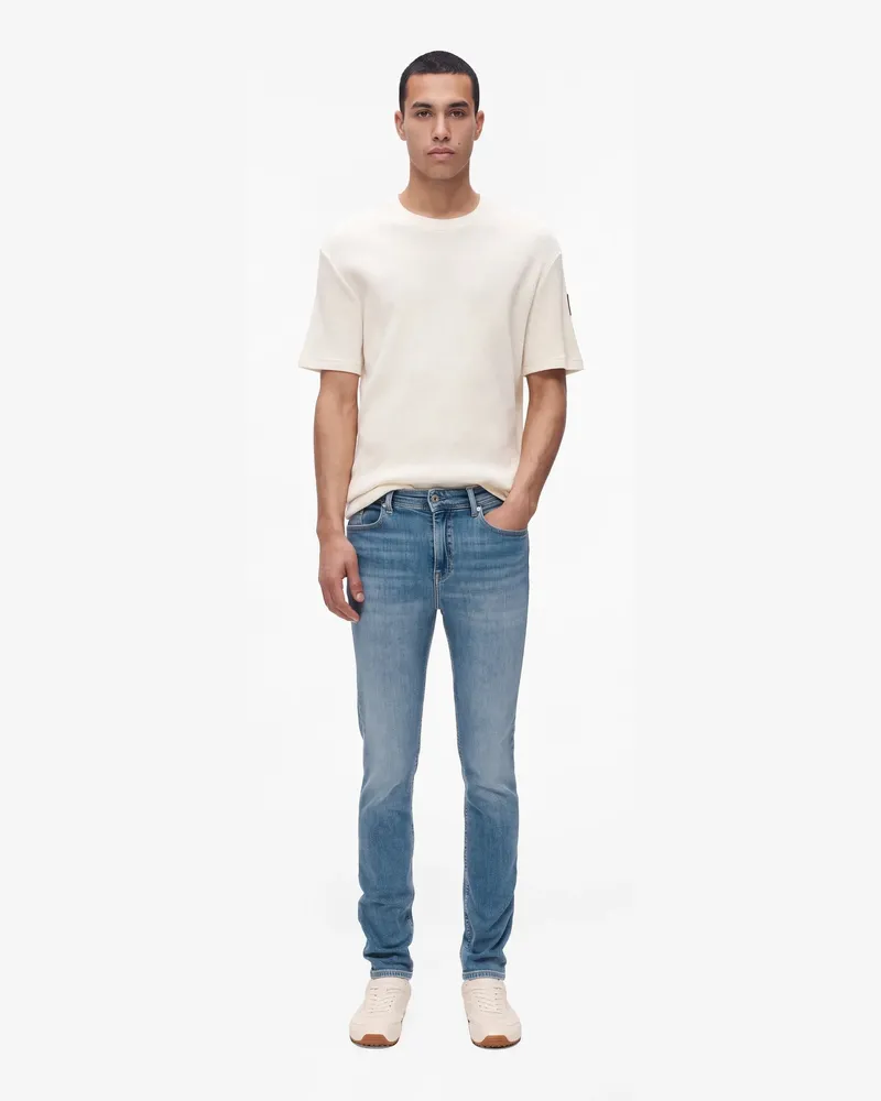 Karl Lagerfeld Gewaschene Skinny-jeans, Male, Visual Washed Blue, Size Blue