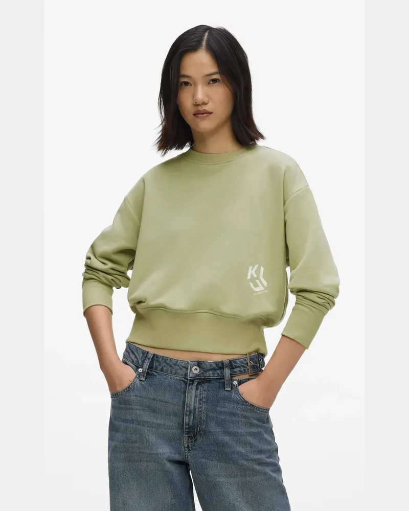 Karl Lagerfeld Sweatshirt Mit Monogramm, Damen, Tee, Größe Tee