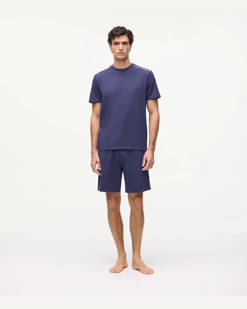 Karl Lagerfeld Pyjama-set Mit Logoband, Male, Patriot Blue, Size Blue