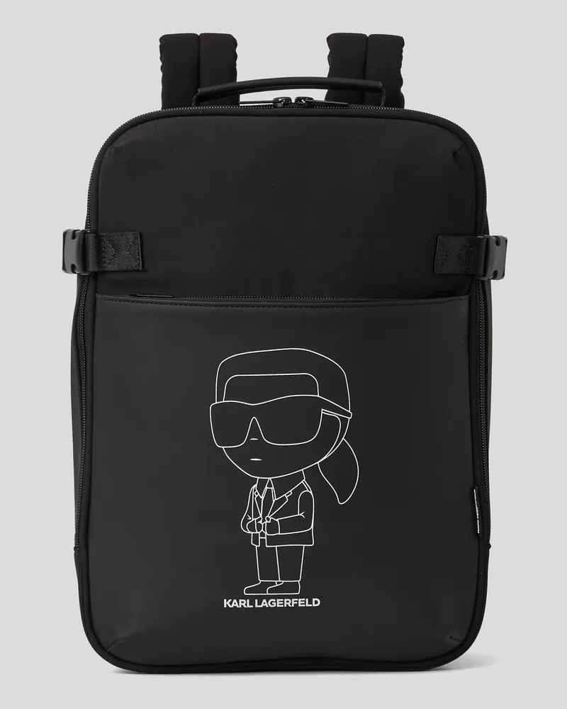 Karl Lagerfeld Ikon-rucksack Für Jungen, unisex, Schwarz, Größe Schwarz