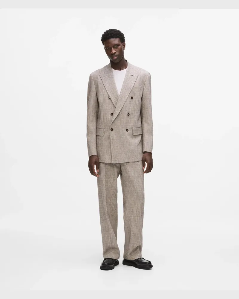 Karl Lagerfeld Gerade Geschnittene Couture-hose, Herren, Braun, Größe Braun