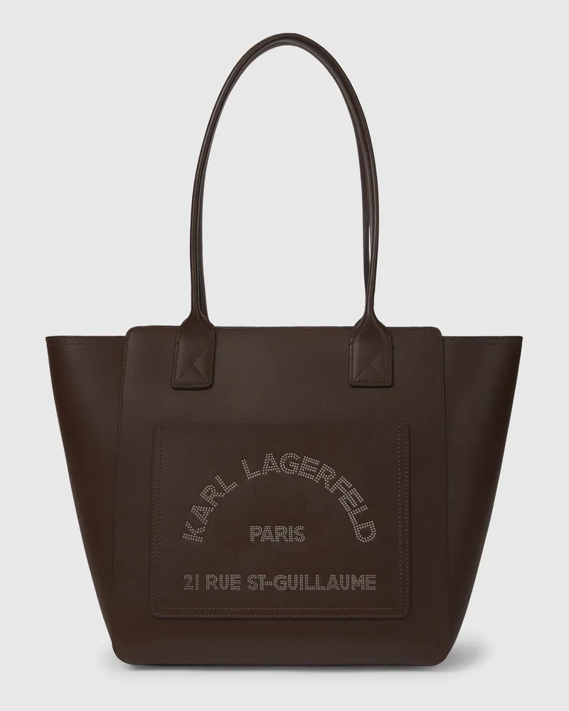 Karl Lagerfeld K/daily Mittelgroße Tote Bag, Damen, Tobacco, Größe Tobacco