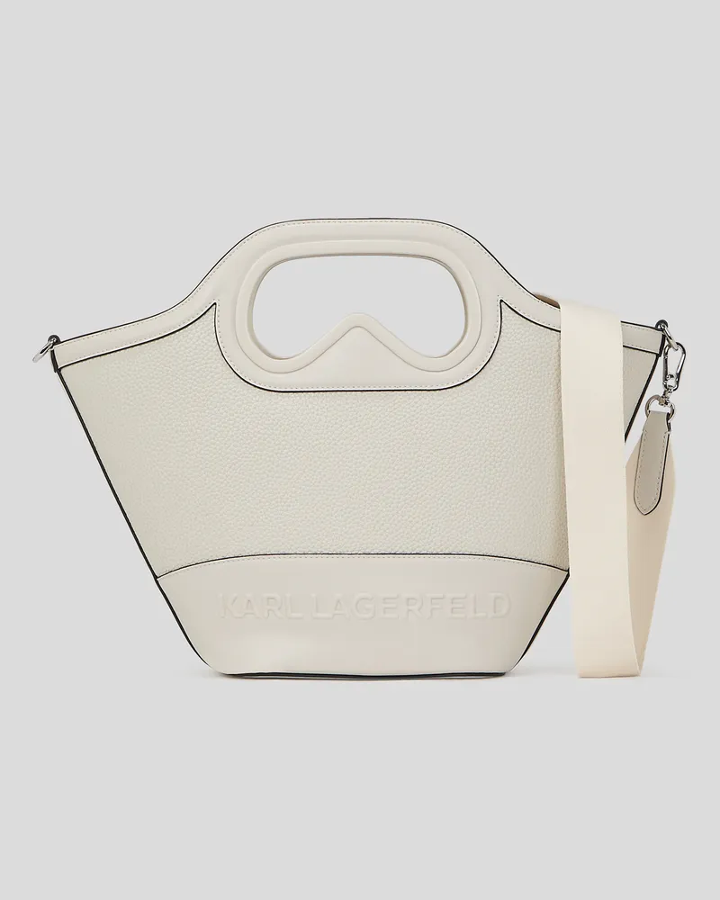 Karl Lagerfeld K/aviator Tulpen-tote-bag, Frau, Zement, Größe Zement