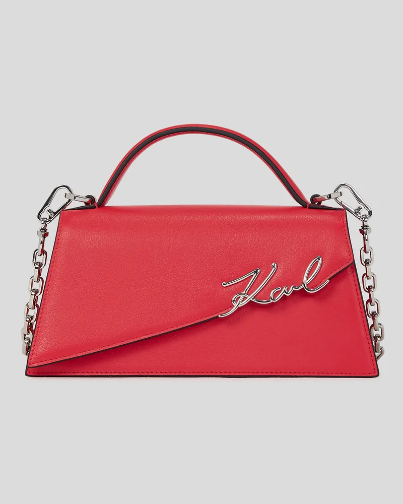 Karl Lagerfeld K/signature schmale Umhängetasche, Frau, Hibiskus, Größe Hibiskus