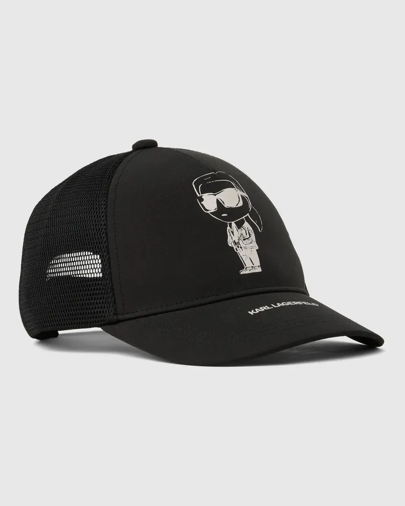 Karl Lagerfeld Ikon Mesh-kappe Für Jungen, Schwarz, Größe Schwarz